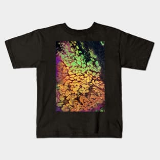 Gem Stones Fluid Art Kids T-Shirt